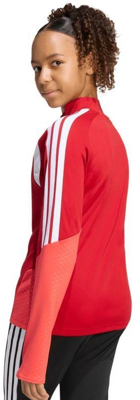 adidas Tiro 26 Varžybų treniruočių viršutinė dalis, raudonai-oranžinė, vaikams, džemperis KA7571