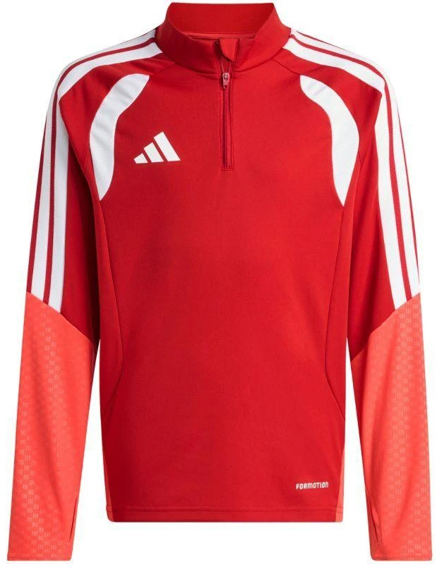 adidas Tiro 26 Varžybų treniruočių viršutinė dalis, raudonai-oranžinė, vaikams, džemperis KA7571