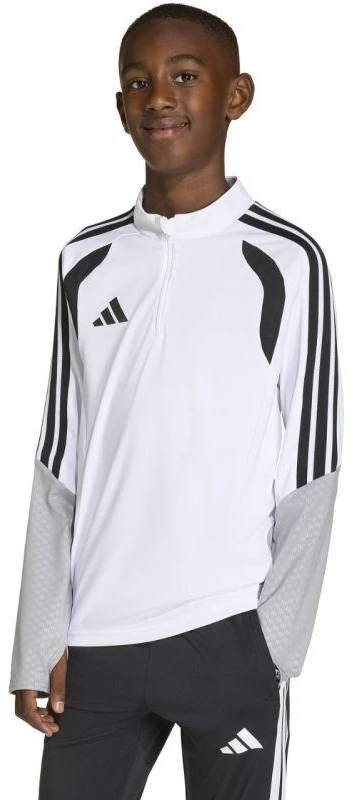 adidas Tiro 26 Varžybų treniruočių viršutinė dalis vaikams, balta ir pilka KA7577