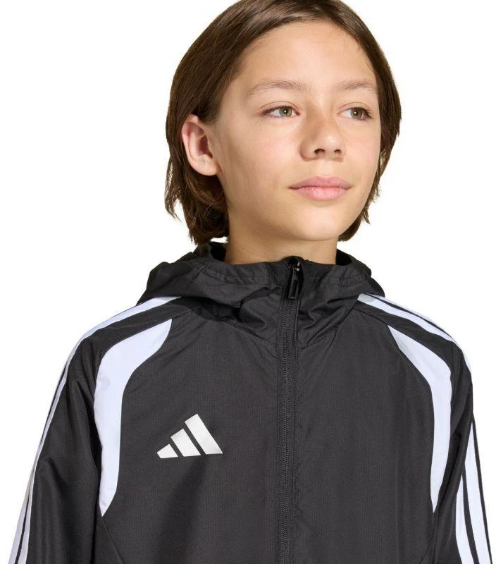 adidas Tiro 26 Varžybų visų orų vaikiška striukė Juoda KB0156