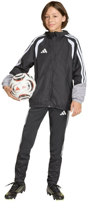 adidas Tiro 26 Varžybų visų orų vaikiška striukė Juoda KB0156