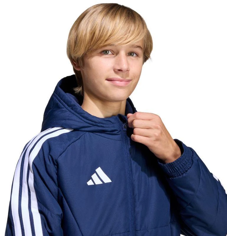 adidas Tiro 26 Žiemos tamsiai mėlynos vaikiška striukė KA8026