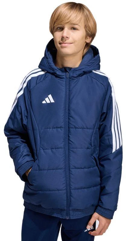 adidas Tiro 26 Žiemos tamsiai mėlynos vaikiška striukė KA8026