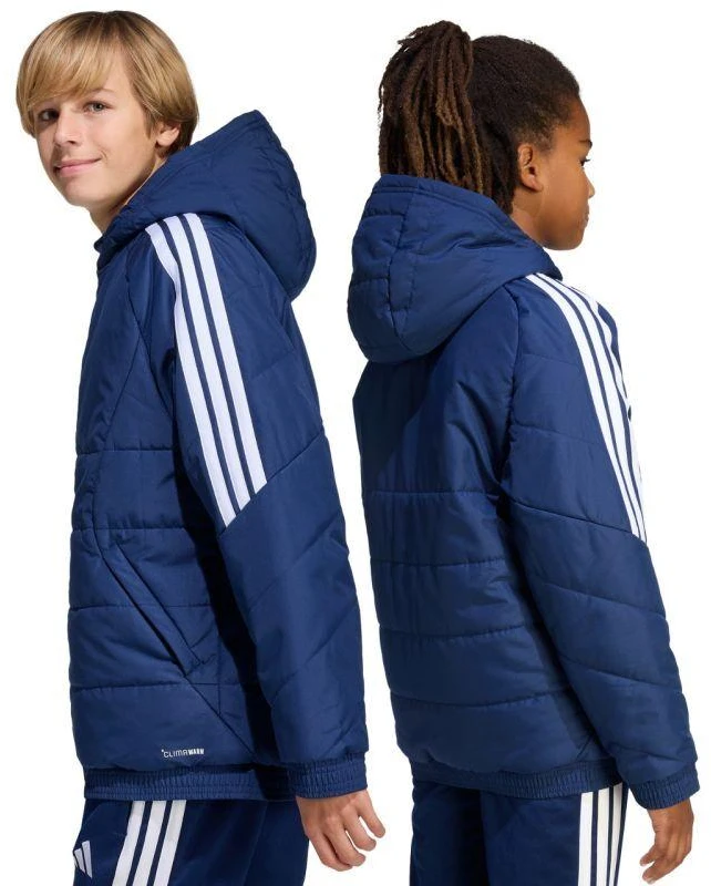 adidas Tiro 26 Žiemos tamsiai mėlynos vaikiška striukė KA8026