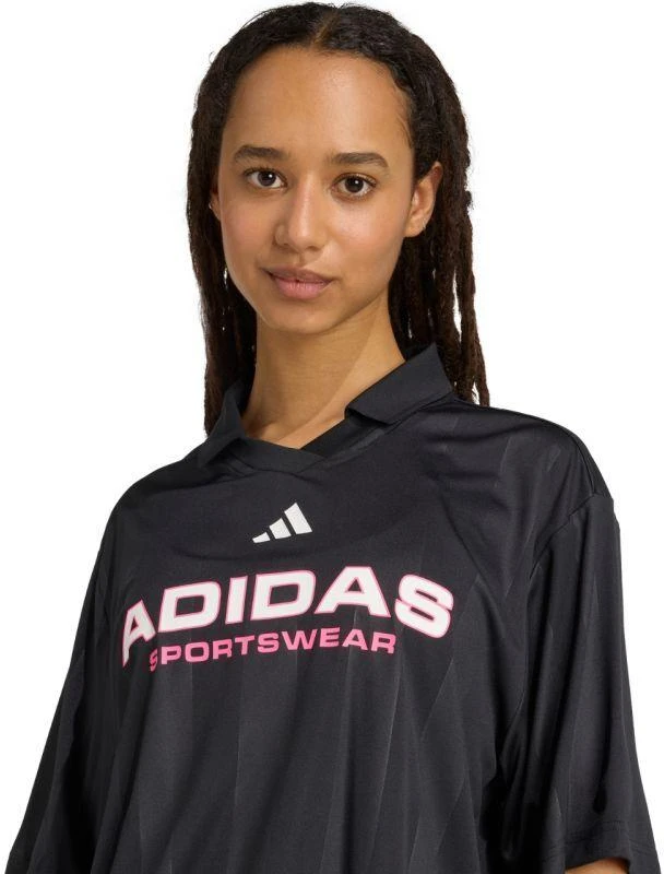 adidas Tiro Q4 Moteriški Polo Marškinėliai Juodi JN2749