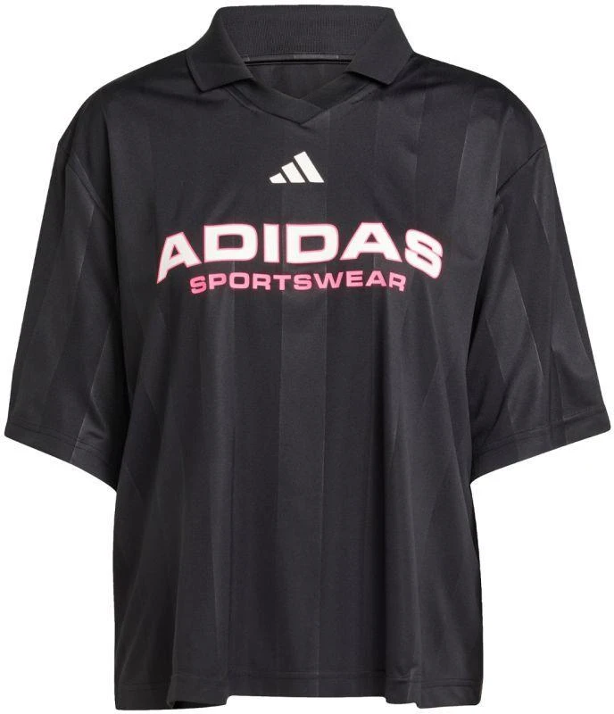 adidas Tiro Q4 Moteriški Polo Marškinėliai Juodi JN2749