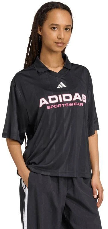 adidas Tiro Q4 Moteriški Polo Marškinėliai Juodi JN2749