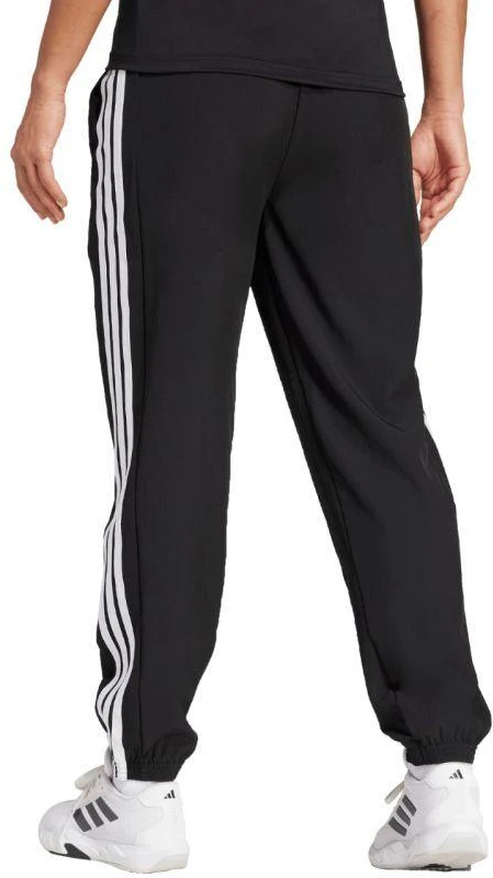 adidas Train Essentials 3 juostelių austinės kelnės moterims, juodos JI8313