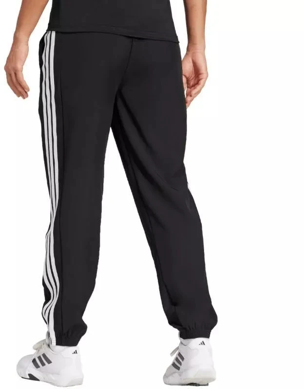 adidas Train Essentials 3 juostelių austinės kelnės moterims, juodos JI8313
