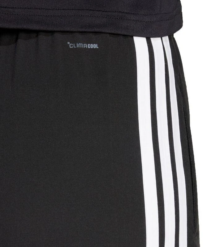 adidas Train Essentials 3 juostelių austinės kelnės moterims, juodos JI8313