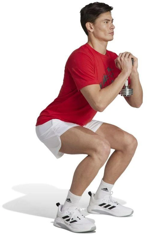 adidas Train Essentials Sezoniniai treniruočių grafiniai marškinėliai M IJ9604