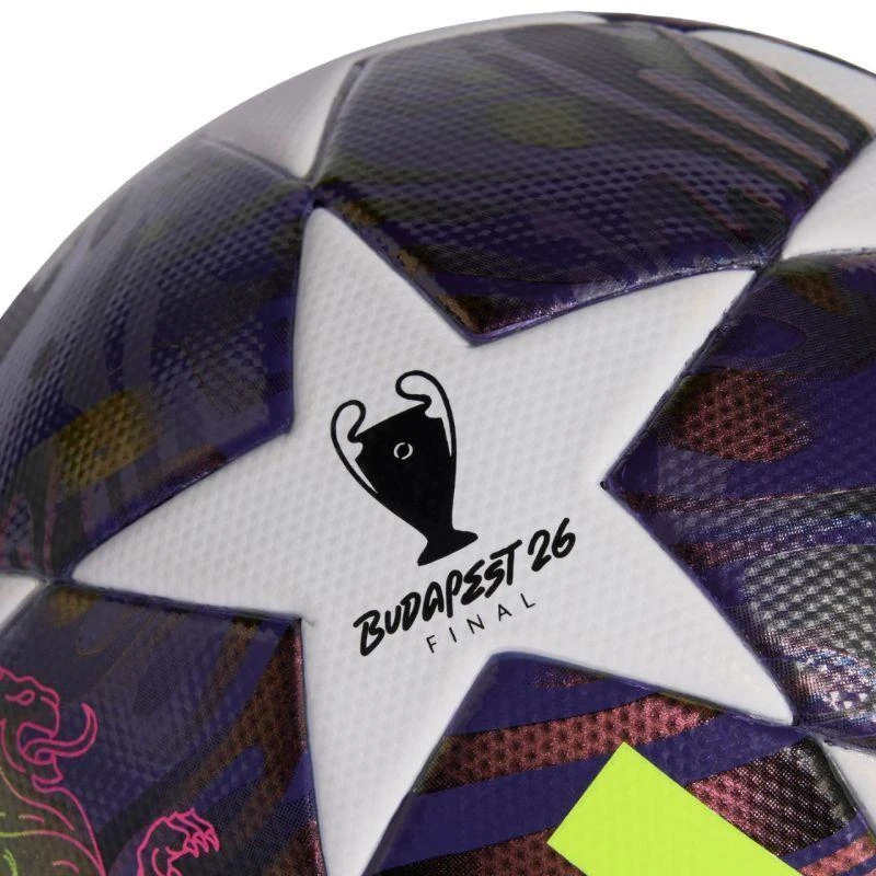 adidas UCL 25/26 Final League J290 Purpurinis ir Baltas Futbolo Kamuolys JX9097