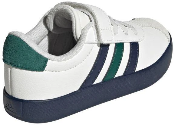 Adidas VL Court 3.0 riedlentininkų bateliai vaikams, balti, IH3957