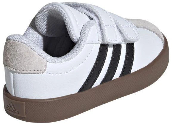 Adidas VL Court 3.0 vaikiški batai riedlenčių sportui, balti ir pilki, ID9157