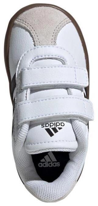 Adidas VL Court 3.0 vaikiški batai riedlenčių sportui, balti ir pilki, ID9157