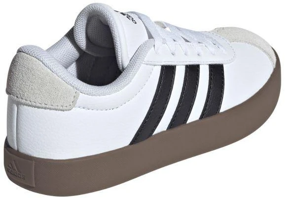 Adidas VL Court 3.0 vaikiški bateliai balti ID9062