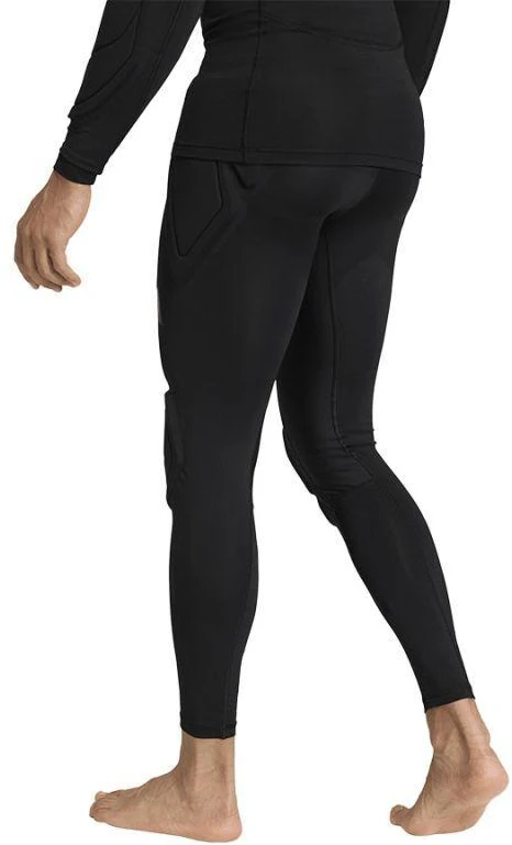 adidas Vyriškos paminkštintos ilgos termo kelnės vartininkams, juodos JZ9224