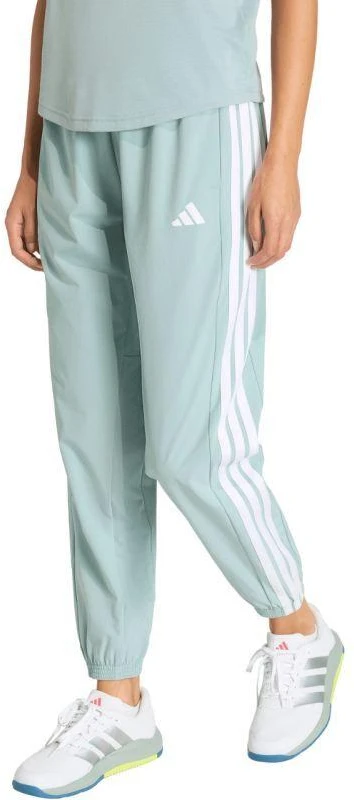 adidas Workout Essentials 3-Stripes austos moteriškos kelnės, mėtų spalvos, KC5494