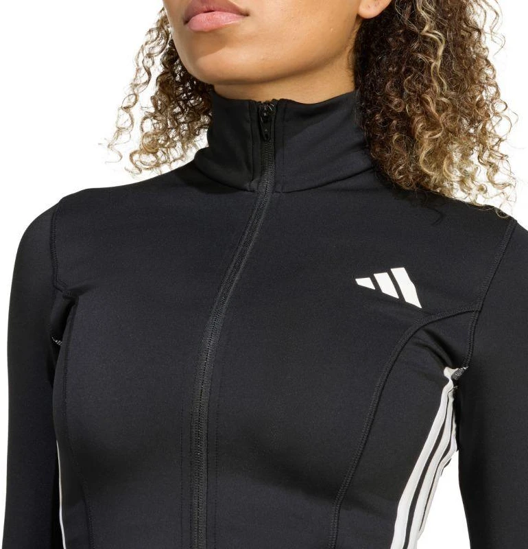 adidas Workout Essentials džemperis su užtrauktuku ir 3 juostelėmis KB7843