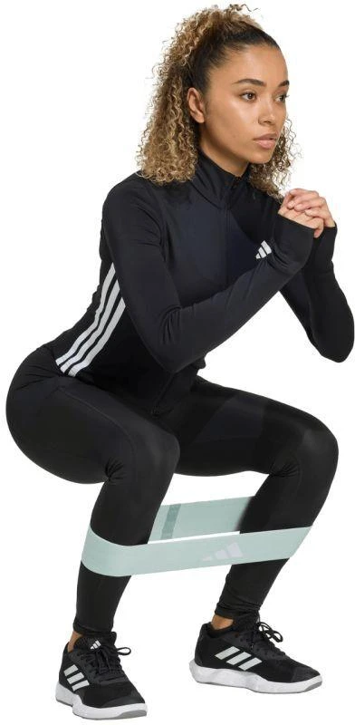 adidas Workout Essentials džemperis su užtrauktuku ir 3 juostelėmis KB7843
