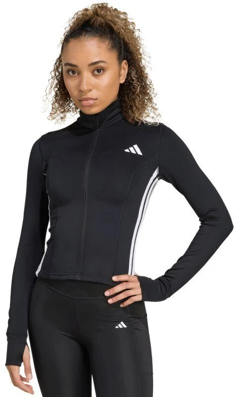 adidas Workout Essentials džemperis su užtrauktuku ir 3 juostelėmis KB7843