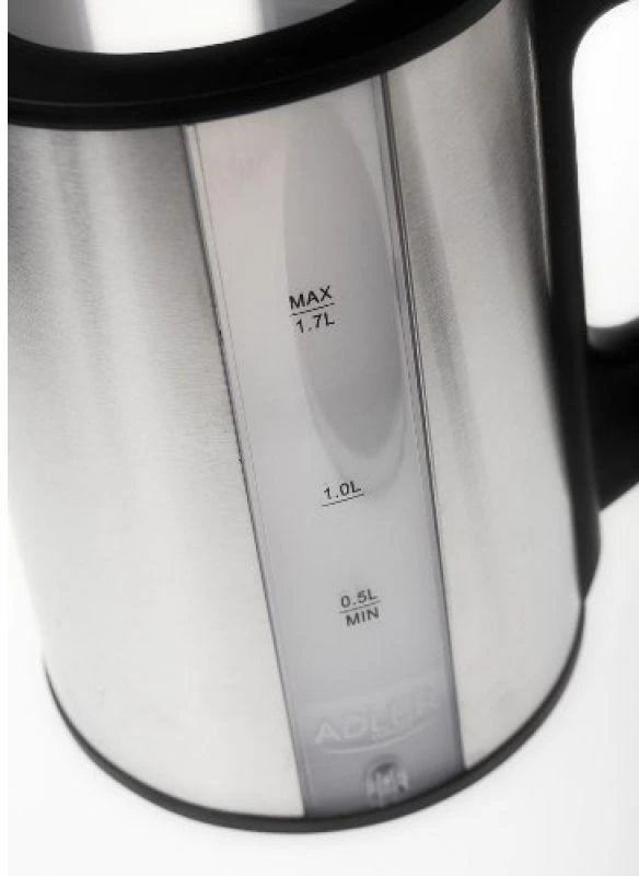 Adler | Virdulys | AD 1216 | Standard | 2000 W | 1.7 L | Nerūdijantis plienas | 360° rotational base