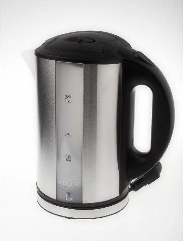 Adler | Virdulys | AD 1216 | Standard | 2000 W | 1.7 L | Nerūdijantis plienas | 360° rotational base