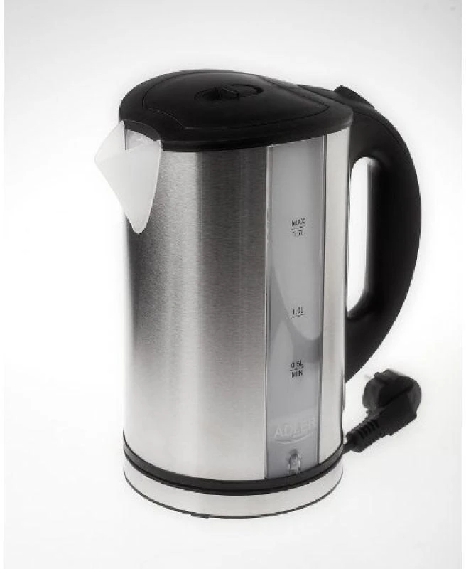 Adler | Virdulys | AD 1216 | Standard | 2000 W | 1.7 L | Nerūdijantis plienas | 360° rotational base