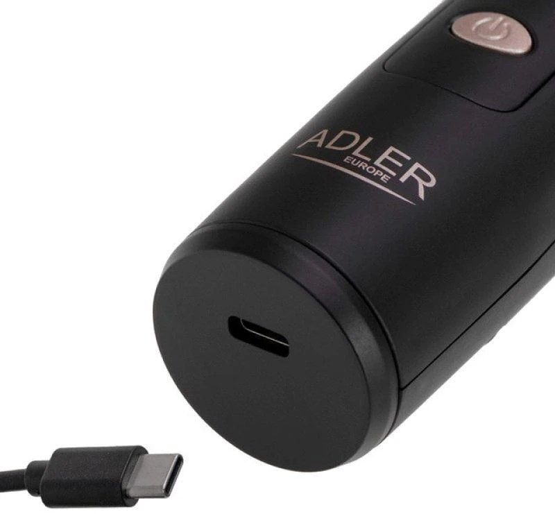 Adler Cordless Curling Iron | AD 2120 | Temperature (min) 170 °C | Ekranas LED | Juodas/Rose Gold
