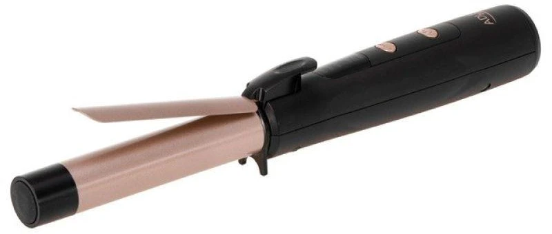 Adler Cordless Curling Iron | AD 2120 | Temperature (min) 170 °C | Ekranas LED | Juodas/Rose Gold