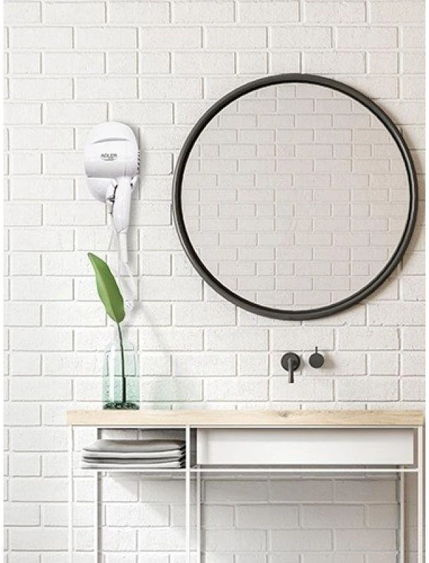 Adler | Plaukų džiovintuvas for hotel and swimming pool | AD 2252 | 1600 W | Number of temperature settings 2 | Baltas