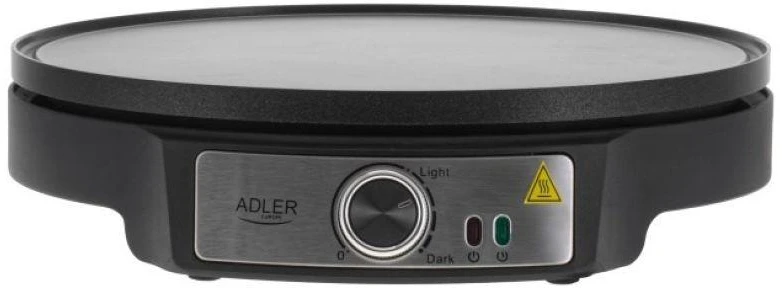 Vaflinė Adler AD 3093 Dvipusė elektrinė blyninė 2 viename Juodas