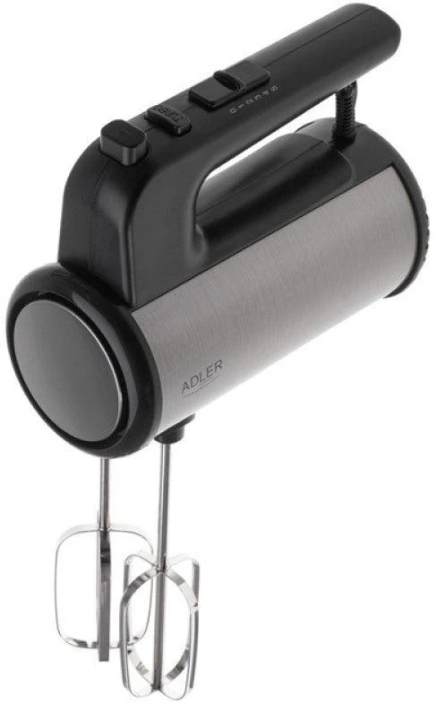 Plakiklis Adler Hand mixer | AD 4232 | Hand Mixer | 900 W | Greičių skaičius 5 | Turbo mode | Juodas/Stainless Steel