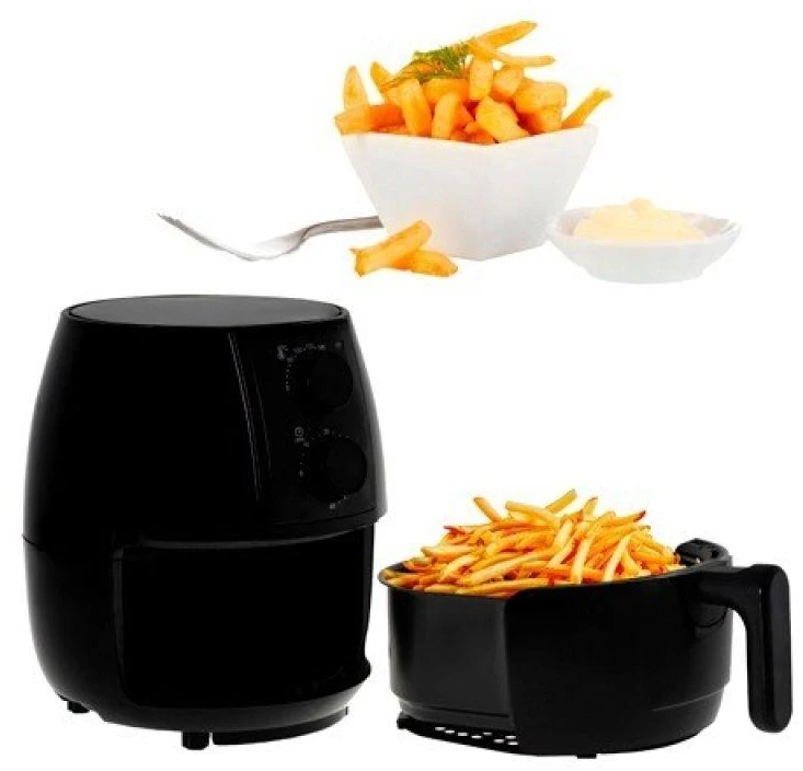 Gruzdintuvė Adler Airfryer orkaitė | AD 6312 | Galia 1600 W | Talpa 2,5 L | Konvekcija | Juodas