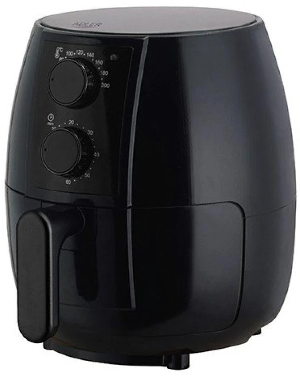 Gruzdintuvė Adler Airfryer orkaitė | AD 6312 | Galia 1600 W | Talpa 2,5 L | Konvekcija | Juodas
