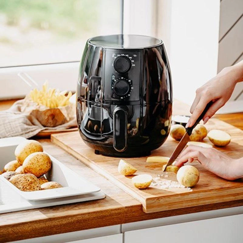 Gruzdintuvė Adler Airfryer orkaitė | AD 6312 | Galia 1600 W | Talpa 2,5 L | Konvekcija | Juodas
