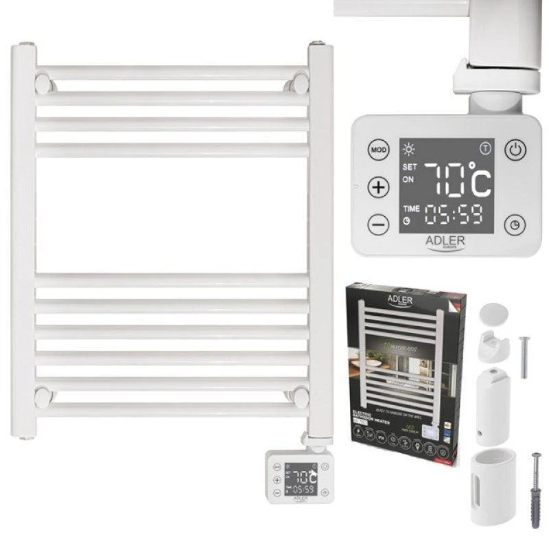 Adler LED elektrinis vonios kambario radiatorius | AD 7823 | Radiatorius | 400 W | Baltas | IP24