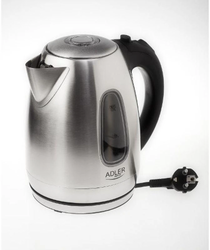 Adler | Virdulys | AD 1223 | Standard | 2200 W | 1.7 L | Nerūdijantis plienas | 360° rotational base | Nerūdijantis plienas