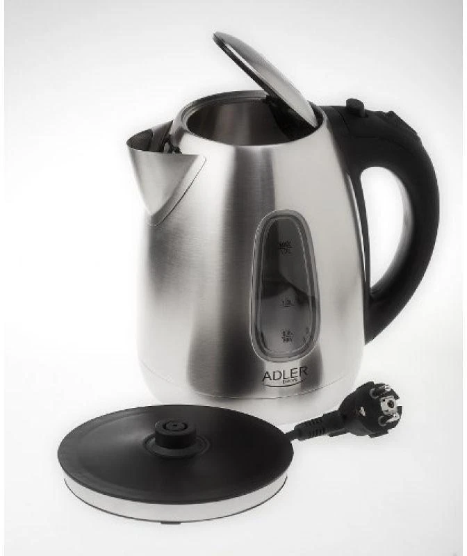 Adler | Virdulys | AD 1223 | Standard | 2200 W | 1.7 L | Nerūdijantis plienas | 360° rotational base | Nerūdijantis plienas
