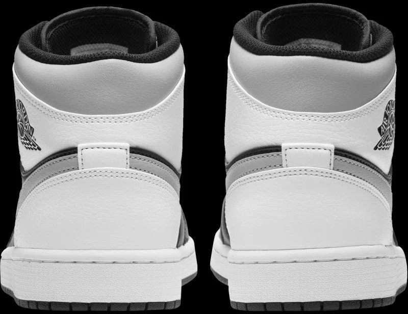 Air Jordan 1 Mid Baltas Shadow batai - 554724-073