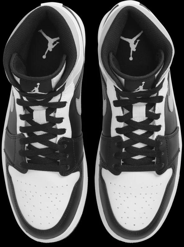 Air Jordan 1 Mid Baltas Shadow batai - 554724-073