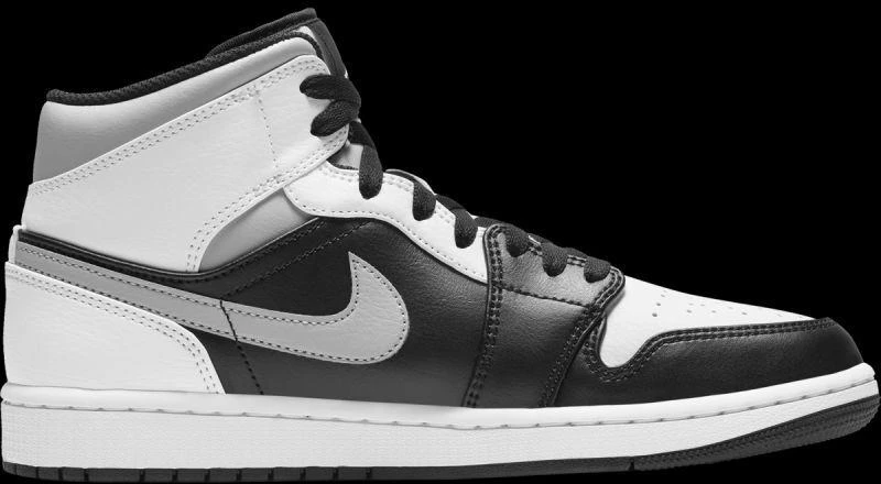 Air Jordan 1 Mid Baltas Shadow batai - 554724-073