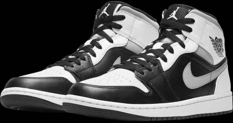 Air Jordan 1 Mid Baltas Shadow batai - 554724-073