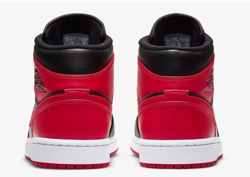 Air Jordan 1 Mid Banned Krepšinio bateliai - 554724-074