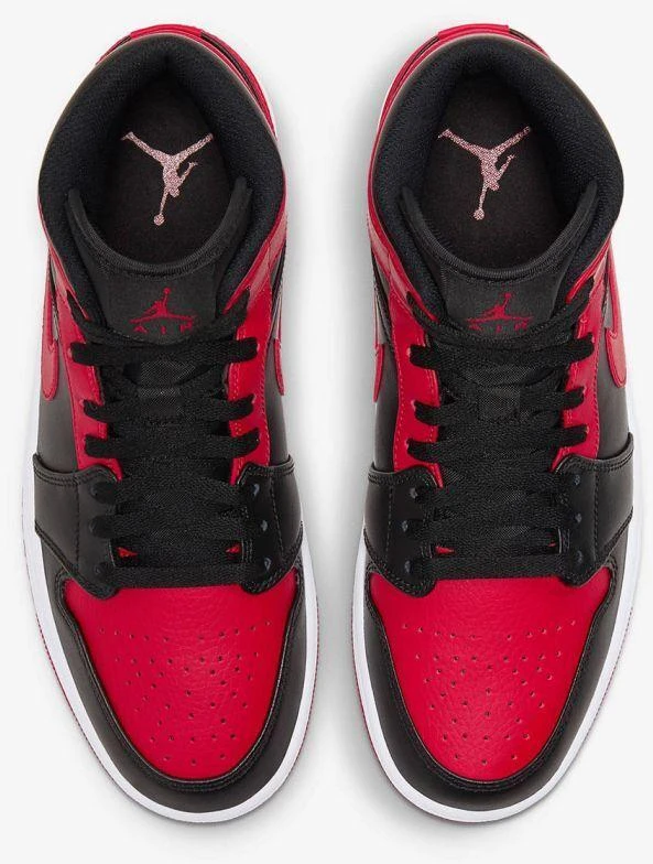 Air Jordan 1 Mid Banned Krepšinio bateliai - 554724-074