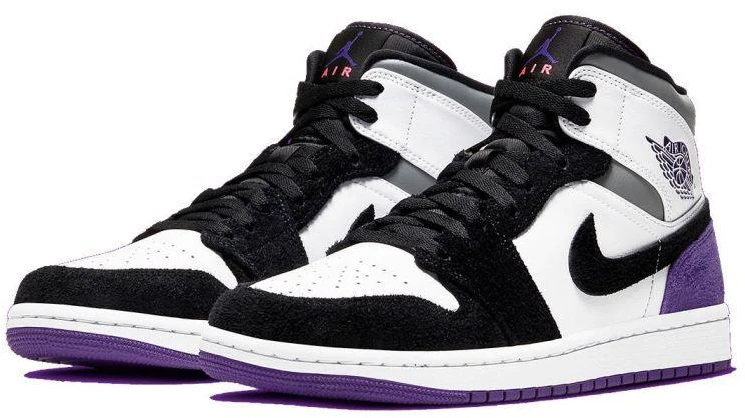 Air Jordan 1 Mid SE Varsity Violetinė krepšinio bateliai - 852542-105