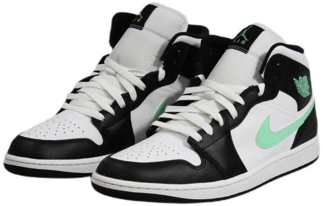 Air Jordan 1 Mid Sodriai žaliai balta Vyriški kedai - DQ8426-103