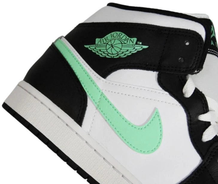Air Jordan 1 Mid Sodriai žaliai balta Vyriški kedai - DQ8426-103