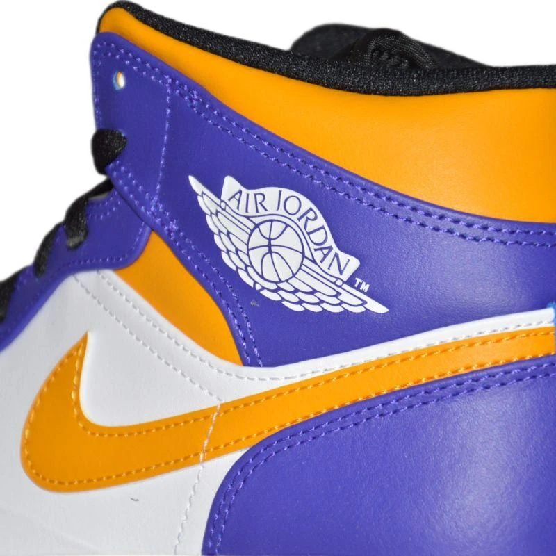 Air Jordan 1 MID sportbačiai Los Angeles Lakers LA - DQ8426-517