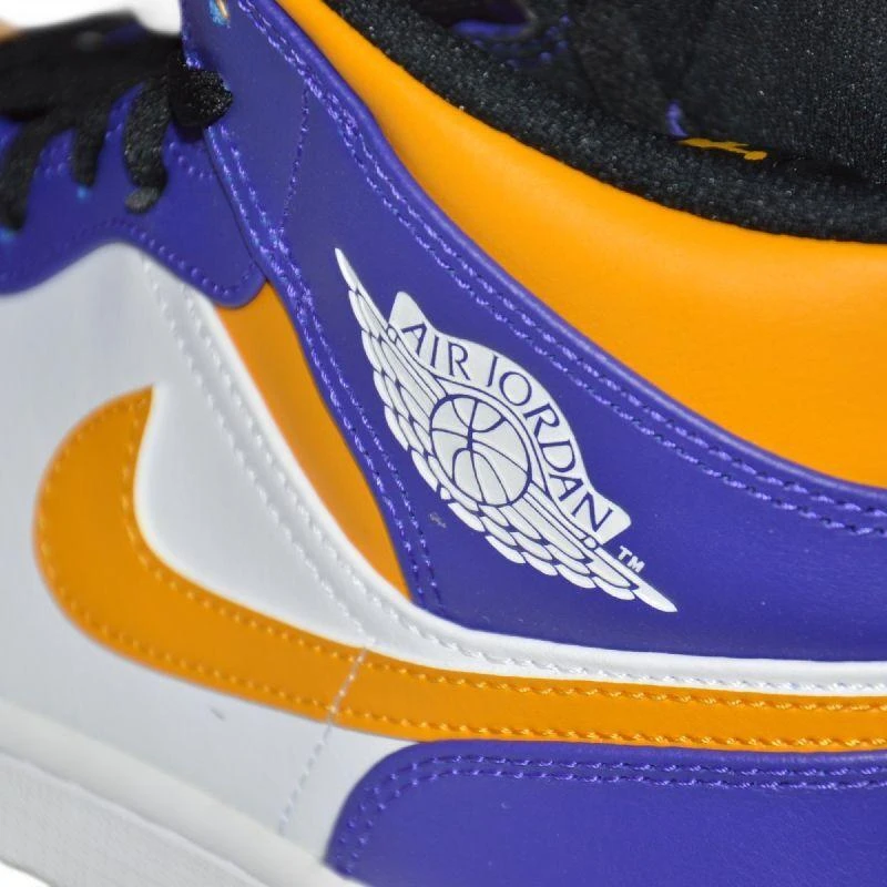 Air Jordan 1 MID sportbačiai Los Angeles Lakers LA - DQ8426-517